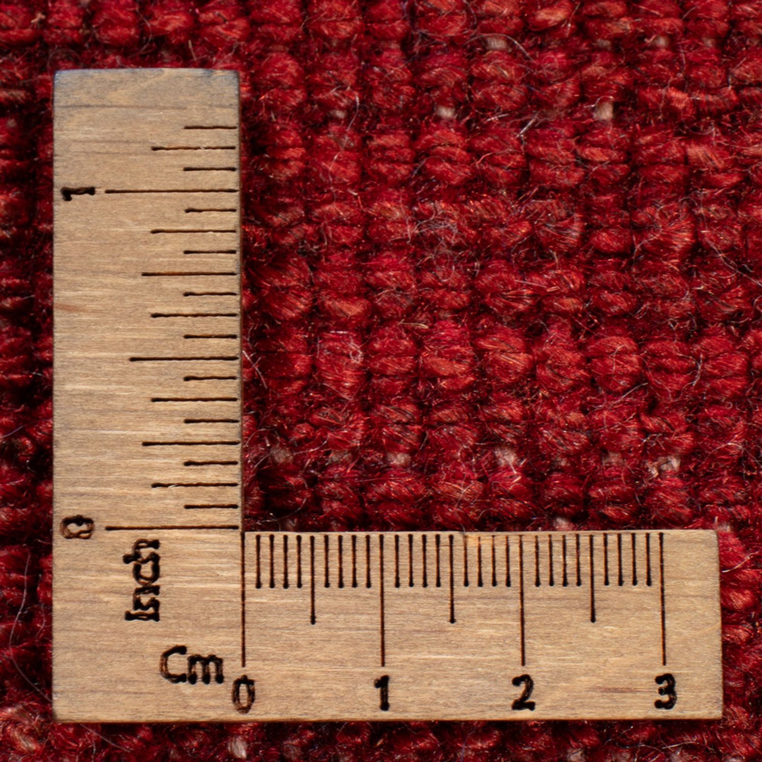 Tapis de couloir Tapis Gabbeh - Persan - 195 x 82 cm - rouge foncé