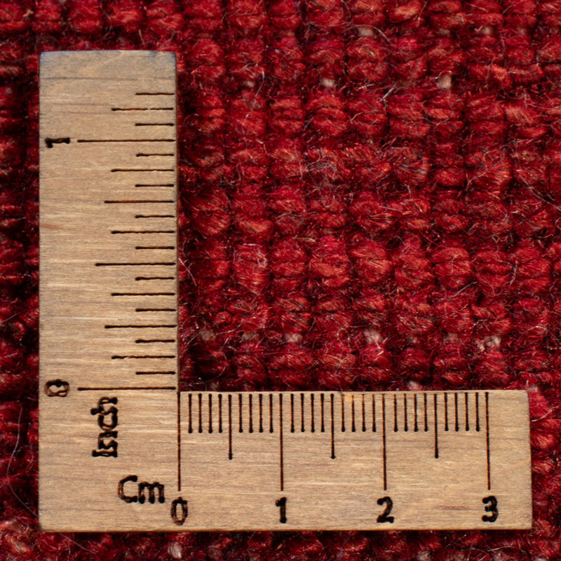 Tapis de couloir Tapis Gabbeh - Persan - 195 x 82 cm - rouge foncé