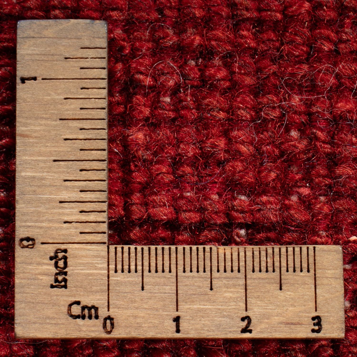 Tapis de couloir Tapis Gabbeh - Persan - 197 x 82 cm - rouge foncé