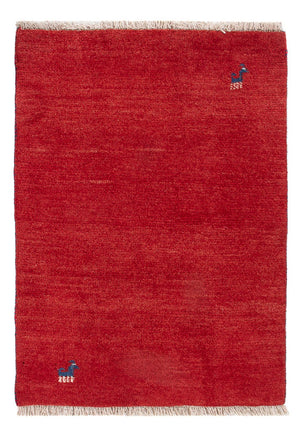 Tapis Gabbeh - Persan - 84 x 60 cm - rouge