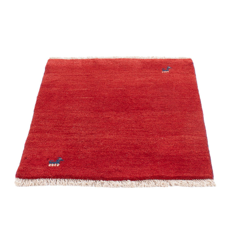 Tapis Gabbeh - Persan - 84 x 60 cm - rouge