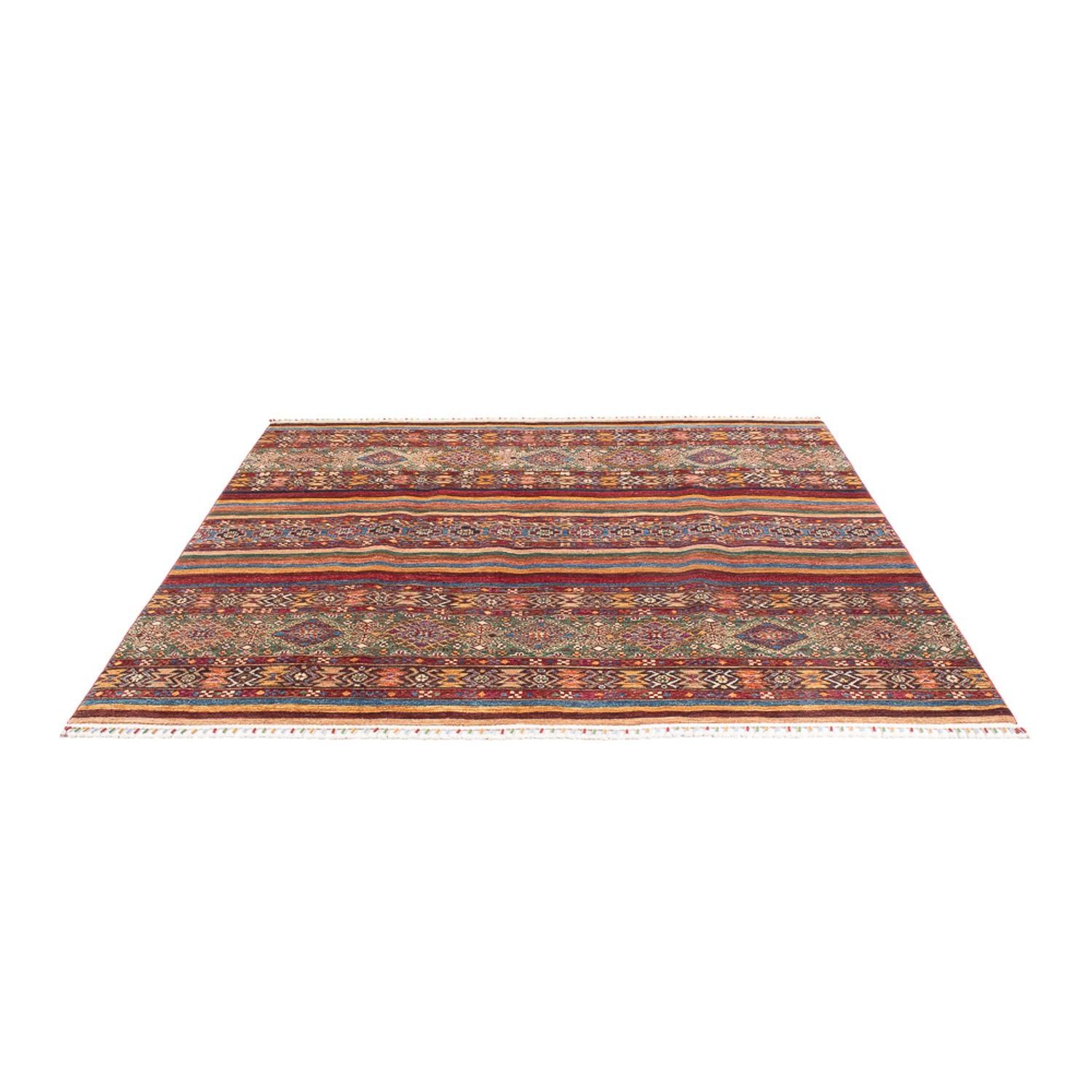 Ziegler Teppich - Shal quadratisch  - 200 x 190 cm - mehrfarbig