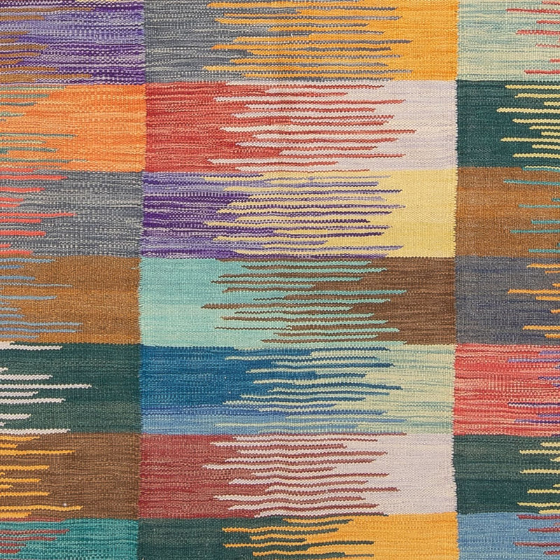 Tapis Kelim - Tendance - 240 x 163 cm - multicolore