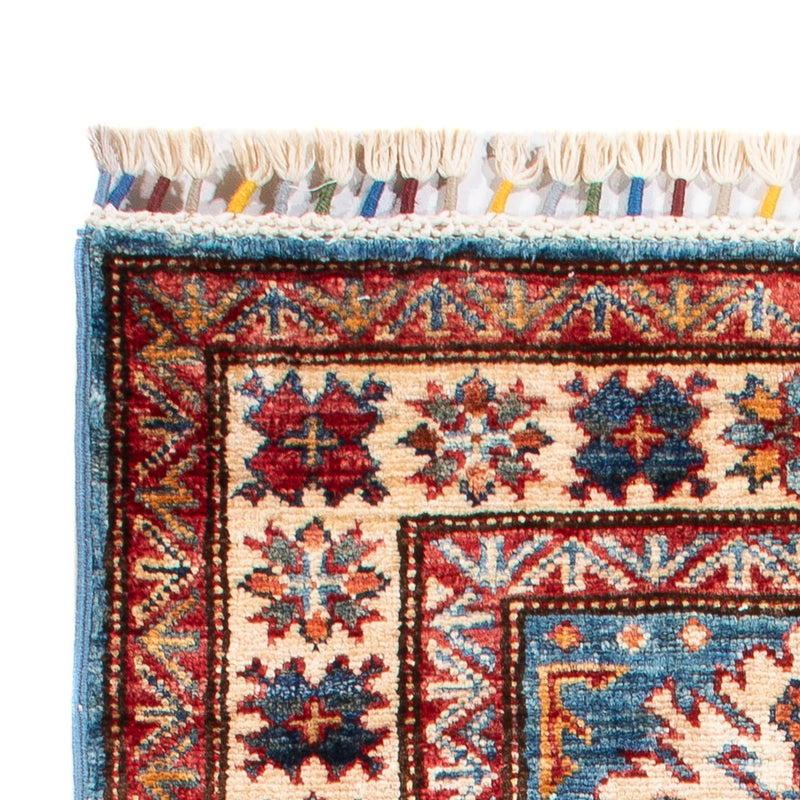 Tapis Ziegler - Kazak - 101 x 61 cm - bleu