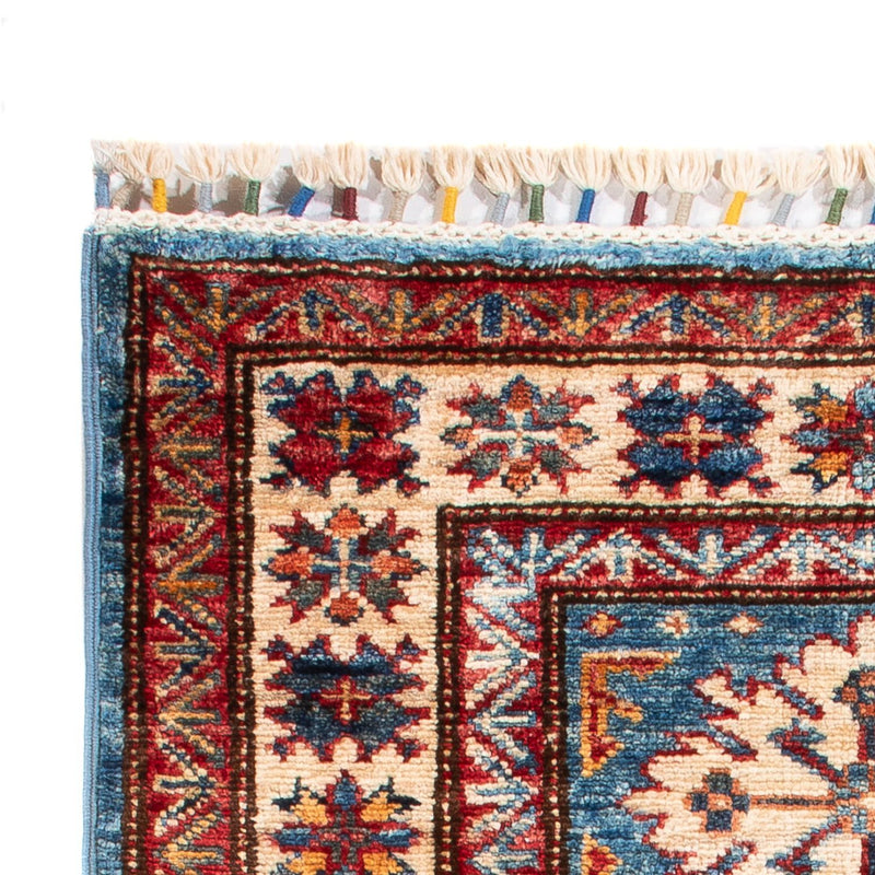 Tapis Ziegler - Kazak - 100 x 62 cm - bleu