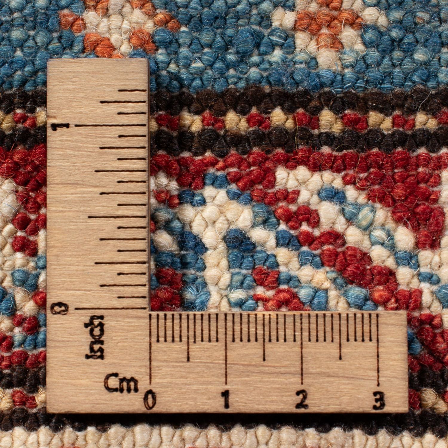 Tapis Ziegler - Kazak - 100 x 62 cm - bleu