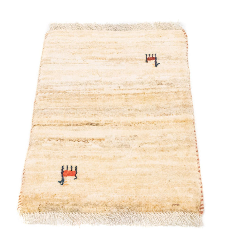 Tapis Gabbeh - Persan - 60 x 40 cm - beige