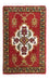 Tapis persan - Nomadic carré  - 54 x 40 cm - rouge
