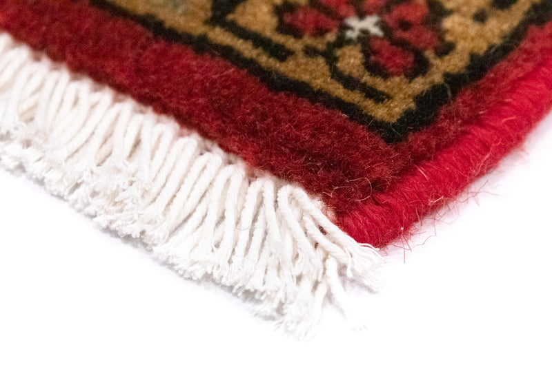 Tapis persan - Nomadic carré  - 54 x 40 cm - rouge