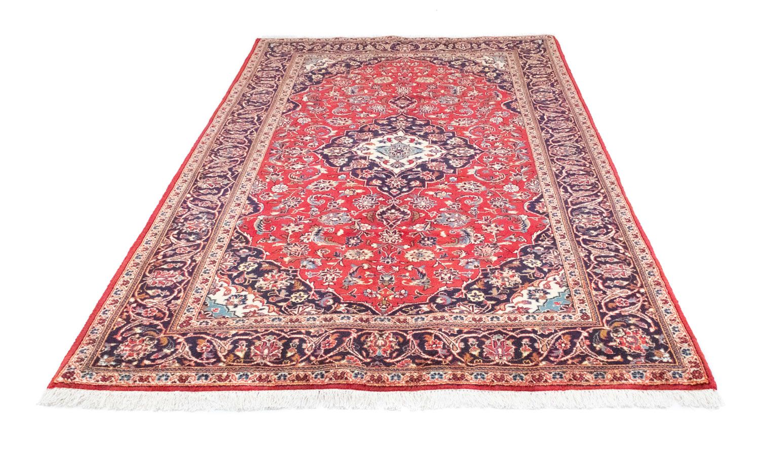 Tapis persan - Keshan - 251 x 146 cm - rouge