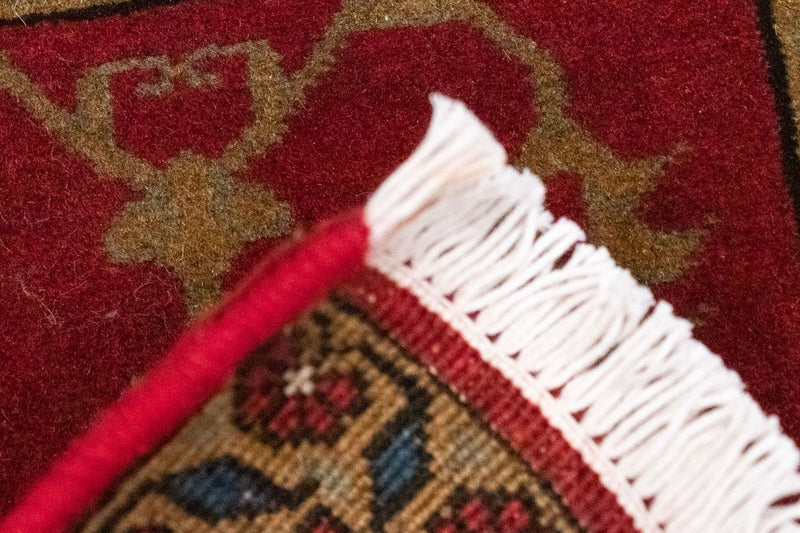 Tapis persan - Nomadic carré  - 54 x 40 cm - rouge