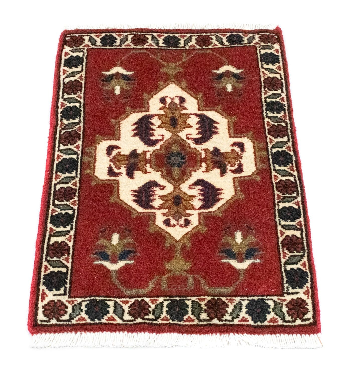 Tapis persan - Nomadic carré  - 54 x 40 cm - marron