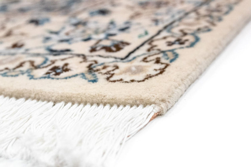 Tapis persan - Nain - Royal - 245 x 155 cm - blanc naturel