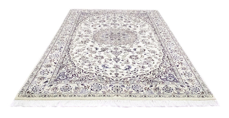 Tapis persan - Nain - Royal - 245 x 155 cm - blanc naturel