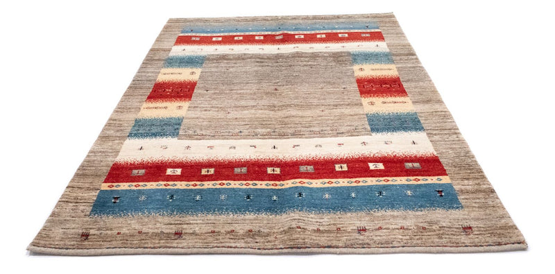 Tapis Gabbeh - Loribaft Persan - 212 x 148 cm - multicolore
