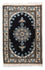 Tapis persan - Nain - 60 x 40 cm - bleu foncé