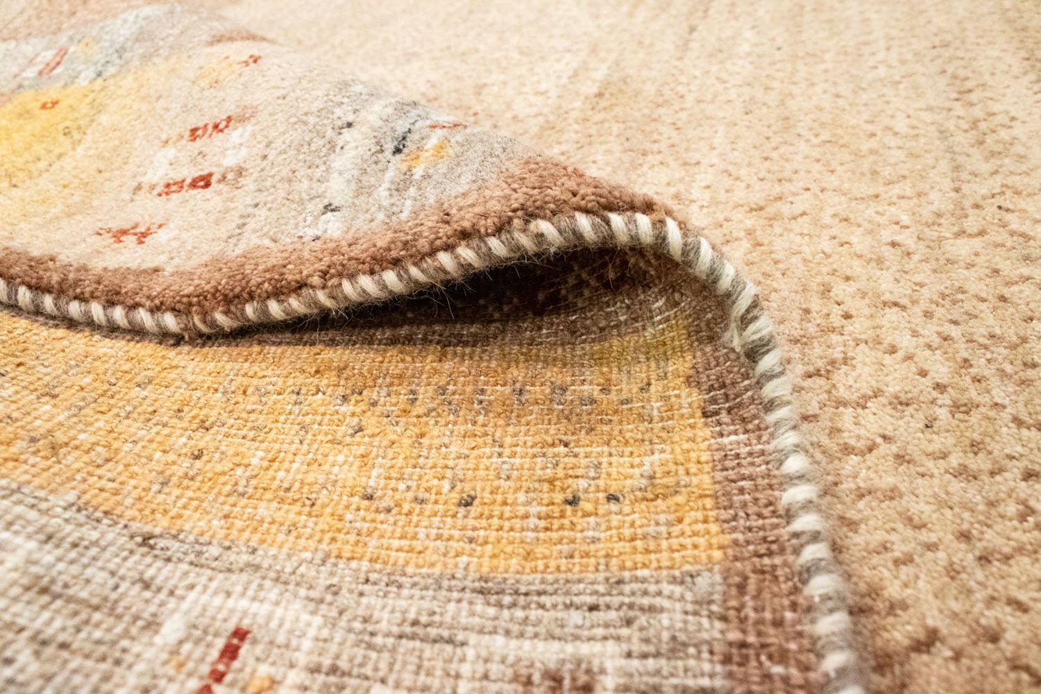 Tapis Gabbeh - Loribaft Persan - 250 x 159 cm - marron