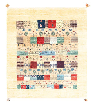 Tapis Gabbeh - Loribaft Persan - 230 x 200 cm - colorée