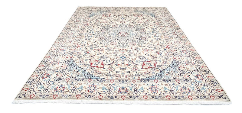 Tapis persan - Nain - Royal - 263 x 174 cm - blanc naturel