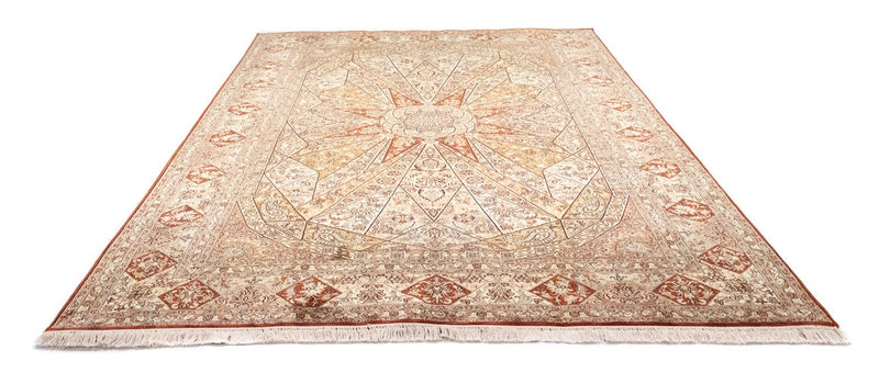 Tapis en soie - Soie du Cachemire - 270 x 185 cm - marron