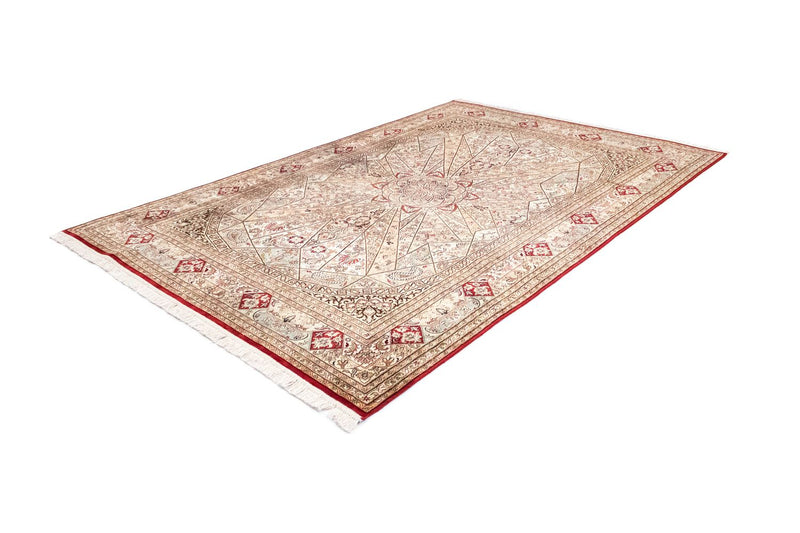 Tapis en soie - Soie du Cachemire - 250 x 167 cm - rouge