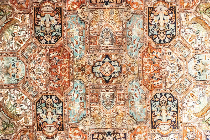 Tapis en soie - Soie du Cachemire - 229 x 152 cm - beige