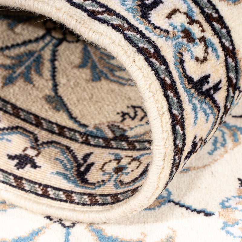 Tapis persan - Nain - 137 x 88 cm - beige