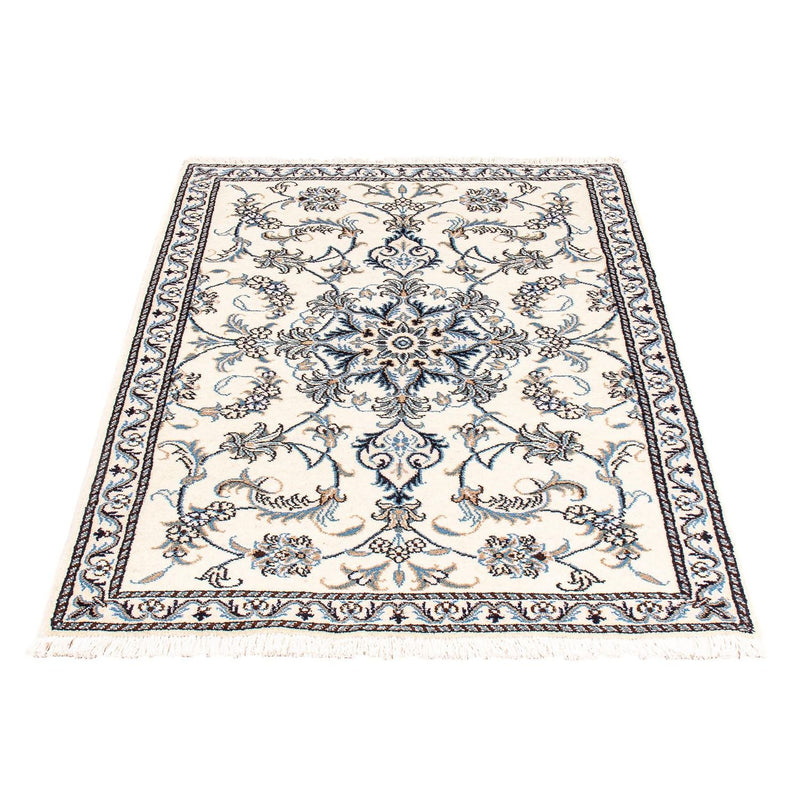 Tapis persan - Nain - 137 x 88 cm - beige