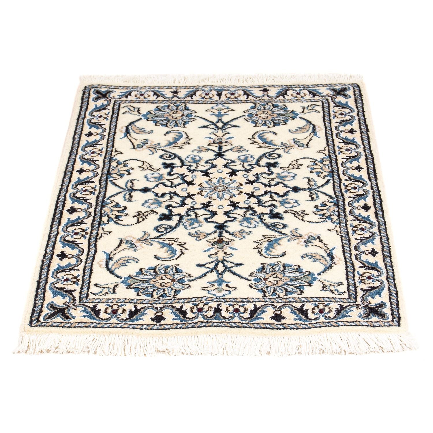 Tapis persan - Nain - 81 x 57 cm - beige