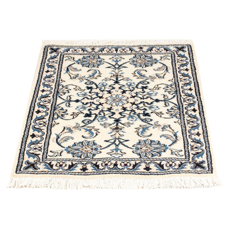 Tapis persan - Nain - 81 x 57 cm - beige