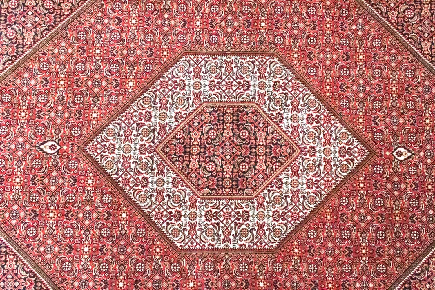 Tapis persan - Bidjar - 286 x 208 cm - rouge