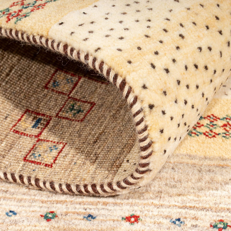 Tapis Gabbeh - Loribaft Persan - 138 x 79 cm - beige