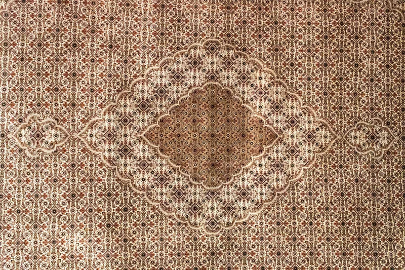 Tapis persan - Tabriz - 296 x 205 cm - marron