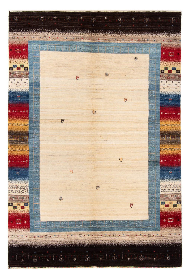 Tapis Gabbeh - Loribaft Persan - 236 x 165 cm - beige