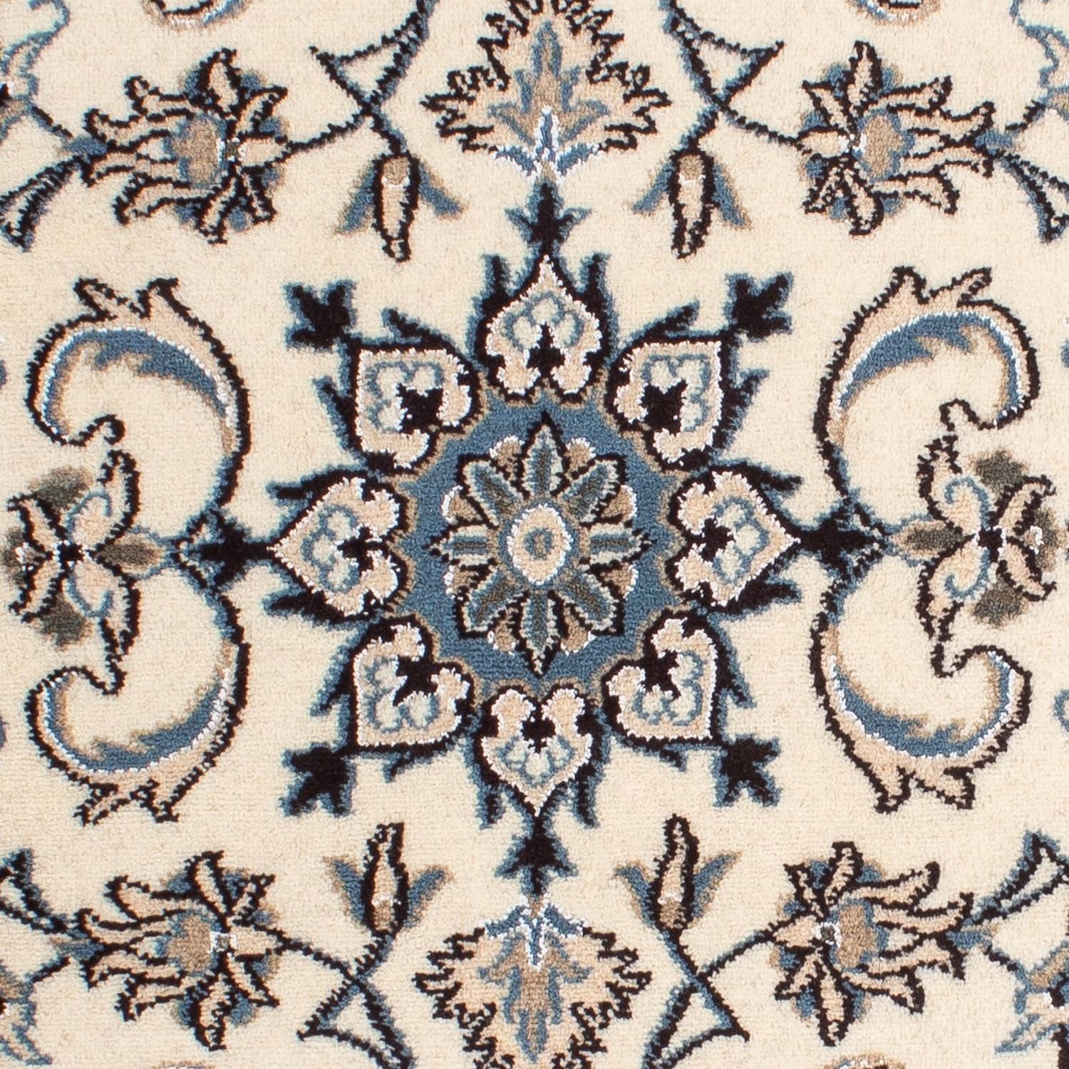 Tapis persan - Nain - 139 x 70 cm - beige