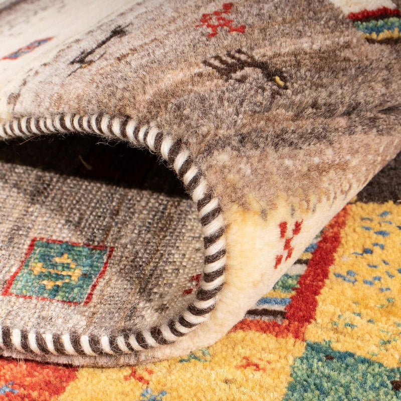 Tapis Gabbeh - Loribaft Persan - 249 x 162 cm - multicolore
