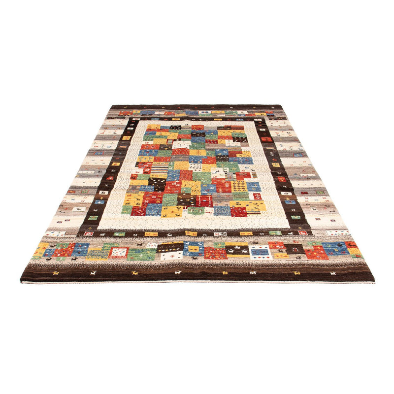 Tapis Gabbeh - Loribaft Persan - 249 x 162 cm - multicolore