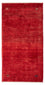 Tapis Gabbeh - Loribaft Persan - 136 x 64 cm - rouge foncé