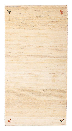 Tapis Gabbeh - Loribaft Persan - 129 x 73 cm - beige
