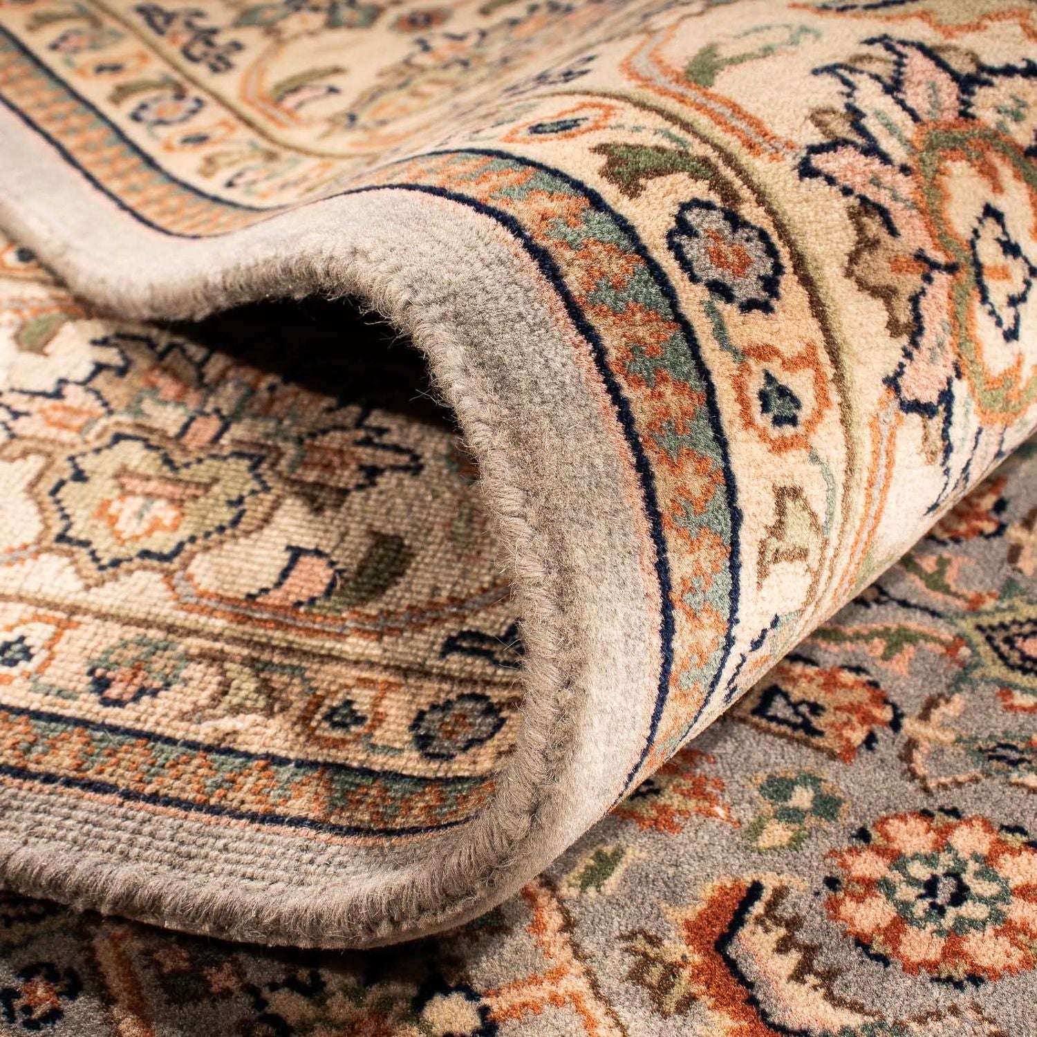 Tapis oriental - Bidjar - Indus - 242 x 169 cm - marron clair