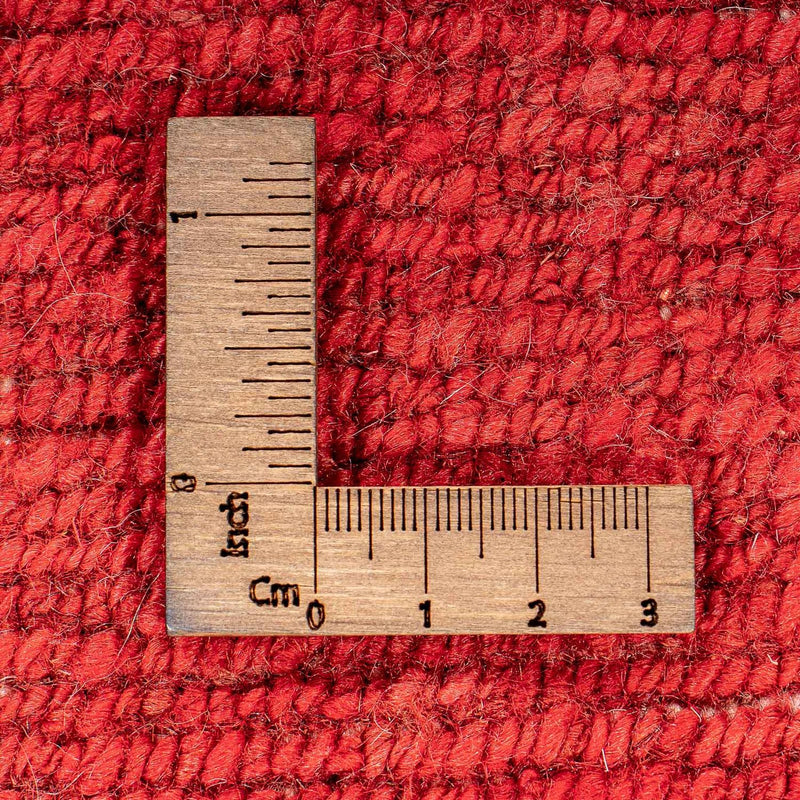 Tapis Gabbeh - Loribaft Persan - 134 x 68 cm - rouge foncé