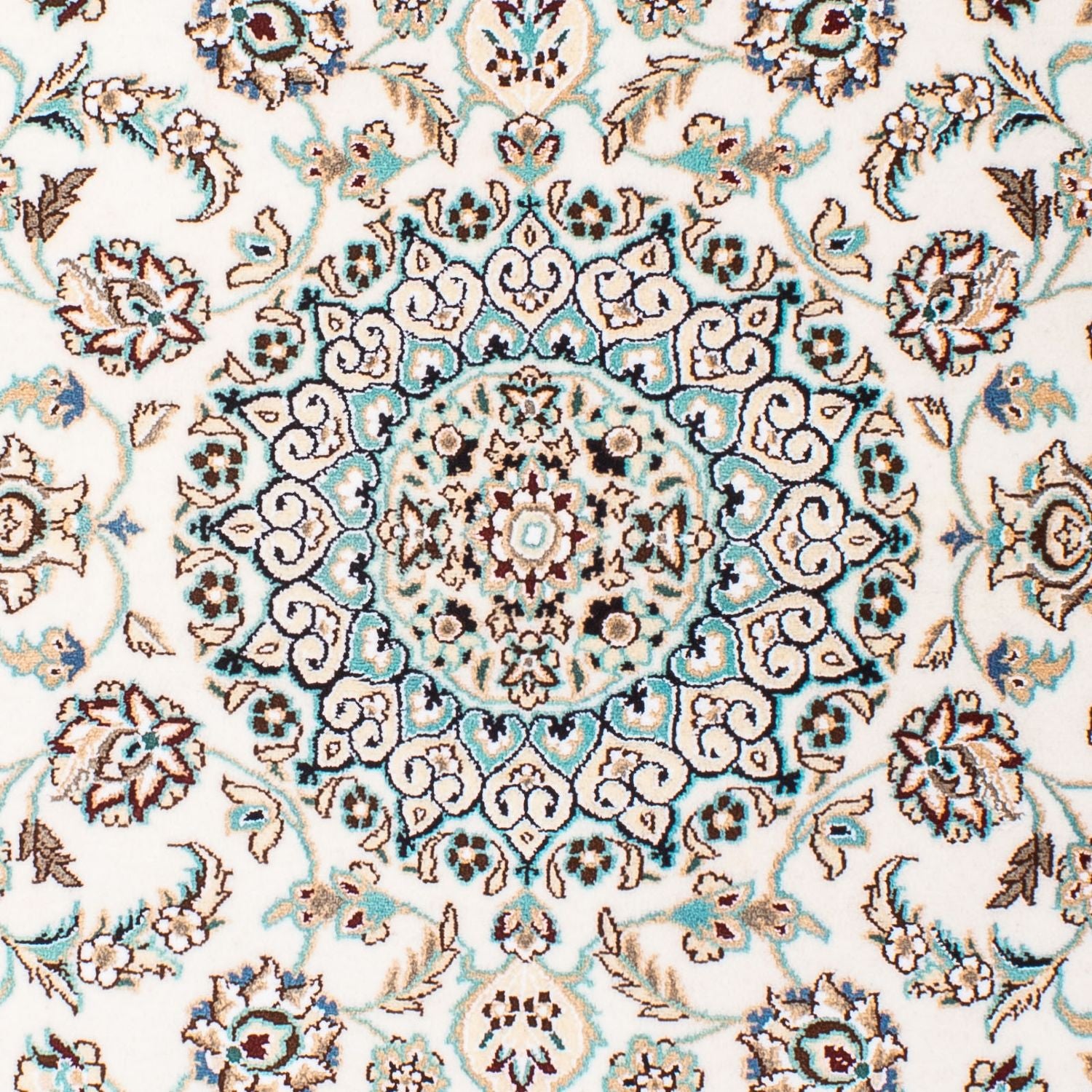 Tapis persan - Nain - Royal - 147 x 100 cm - beige