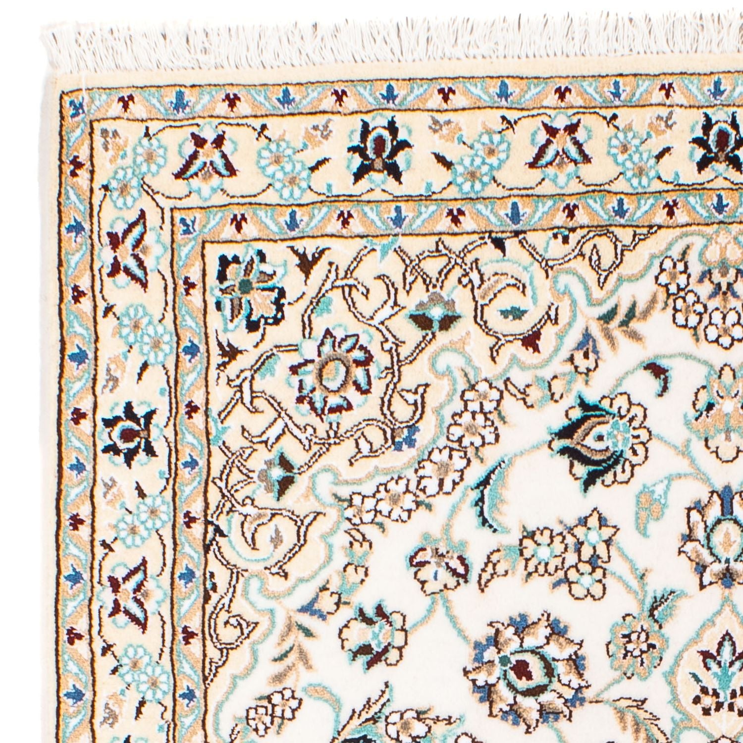 Tapis persan - Nain - Royal - 147 x 100 cm - beige