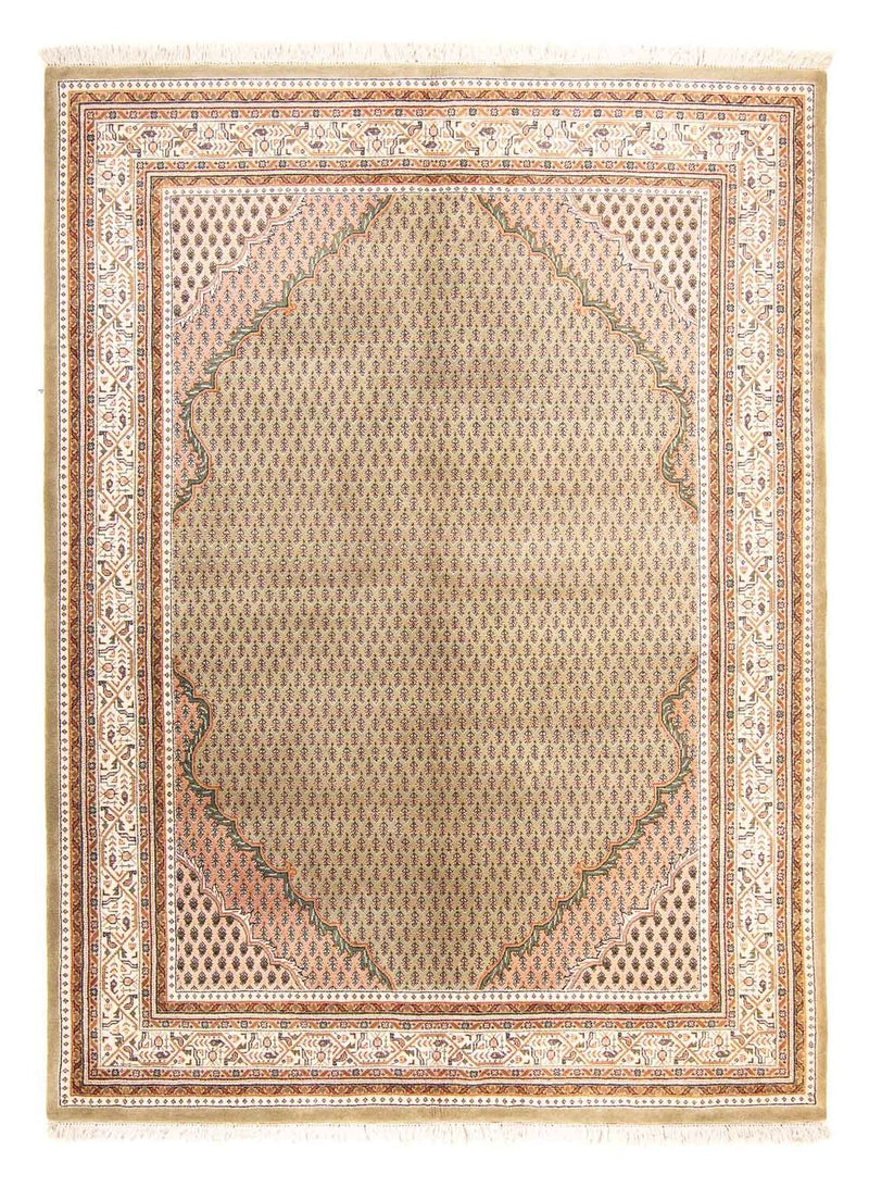 Tapis oriental - Mir - Indus - 238 x 176 cm - beige clair