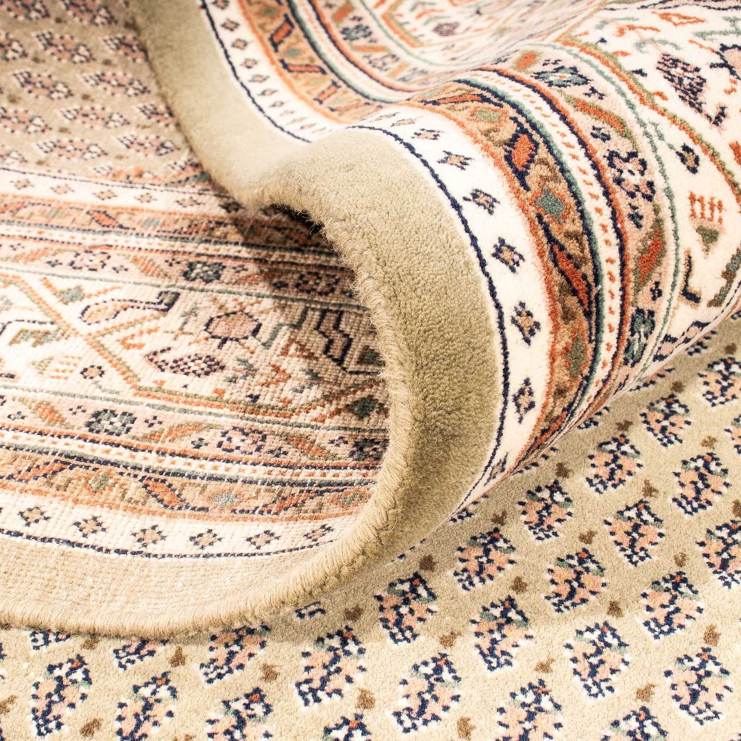 Tapis oriental - Mir - Indus - 238 x 176 cm - beige clair