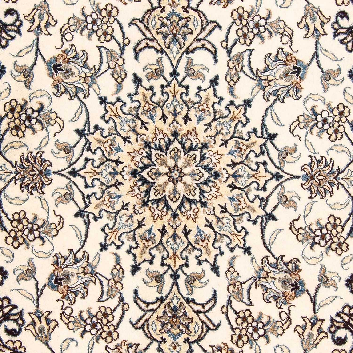 Tapis persan - Nain - 195 x 145 cm - beige