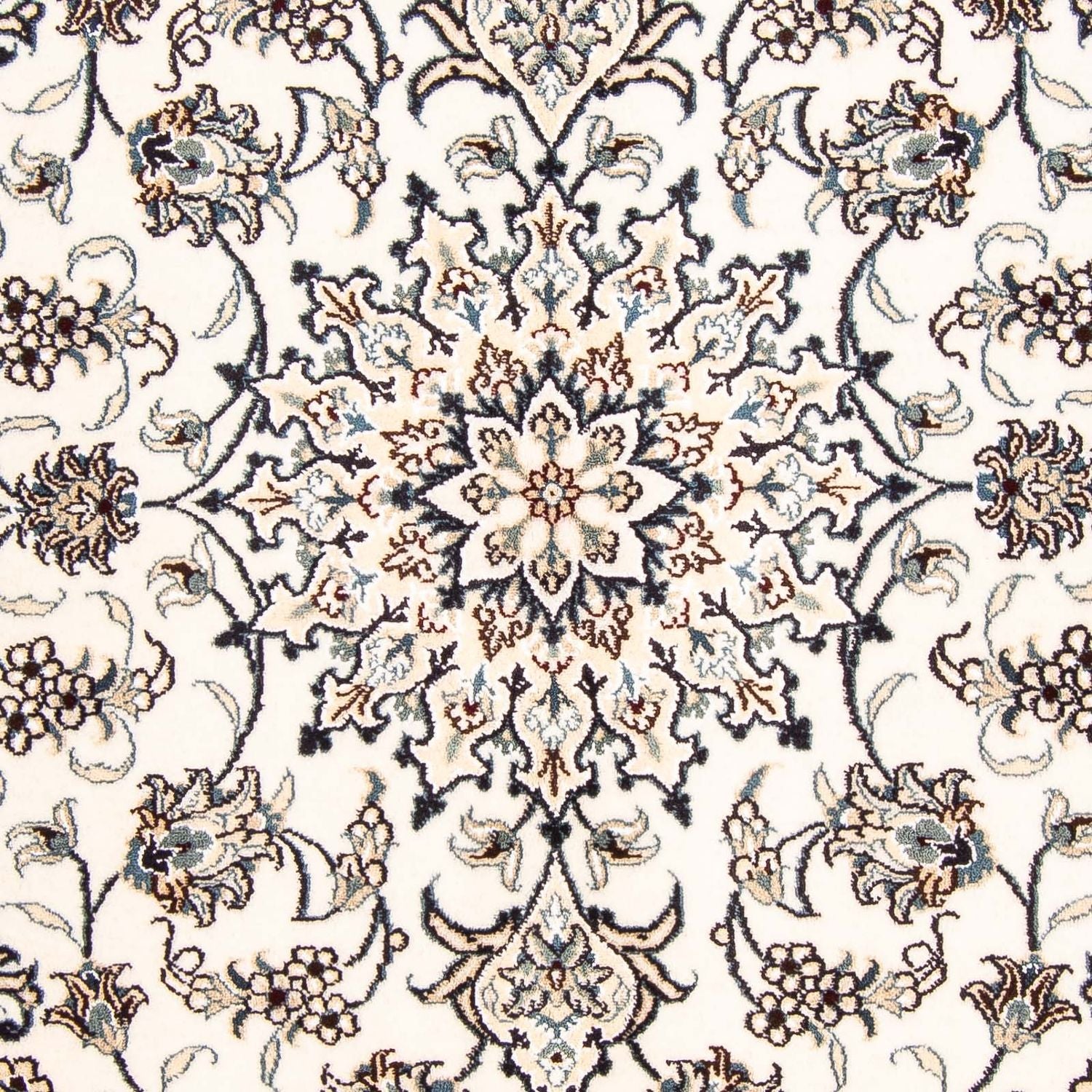 Tapis persan - Nain - 203 x 147 cm - beige