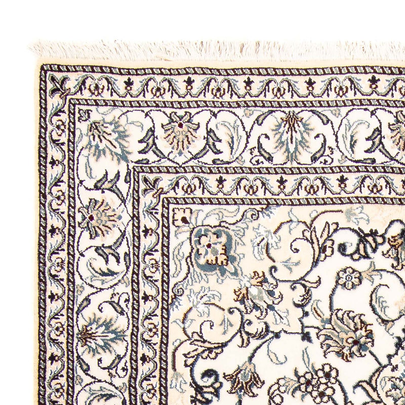 Tapis persan - Nain - 203 x 147 cm - beige