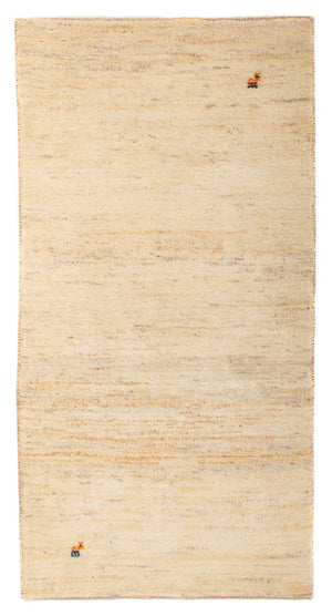 Tapis Gabbeh - Loribaft Persan - 143 x 73 cm - beige