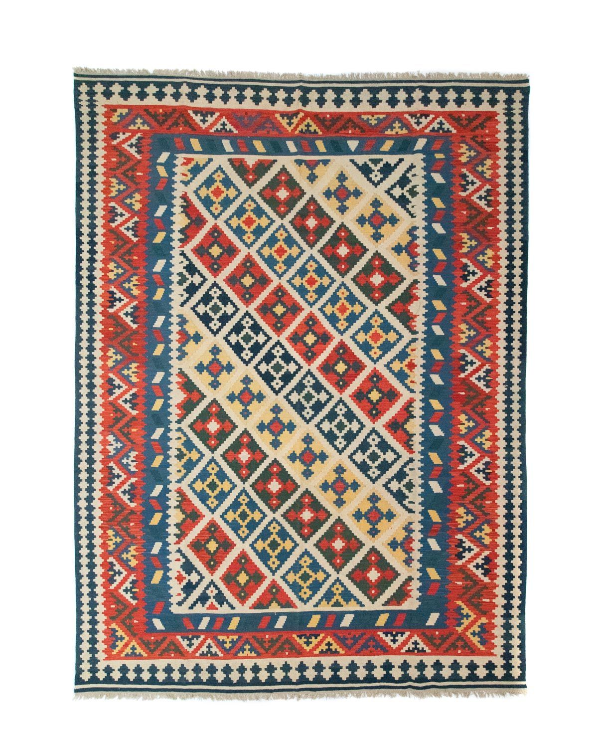 Tapis Kelim - Oriental - 404 x 295 cm - multicolore